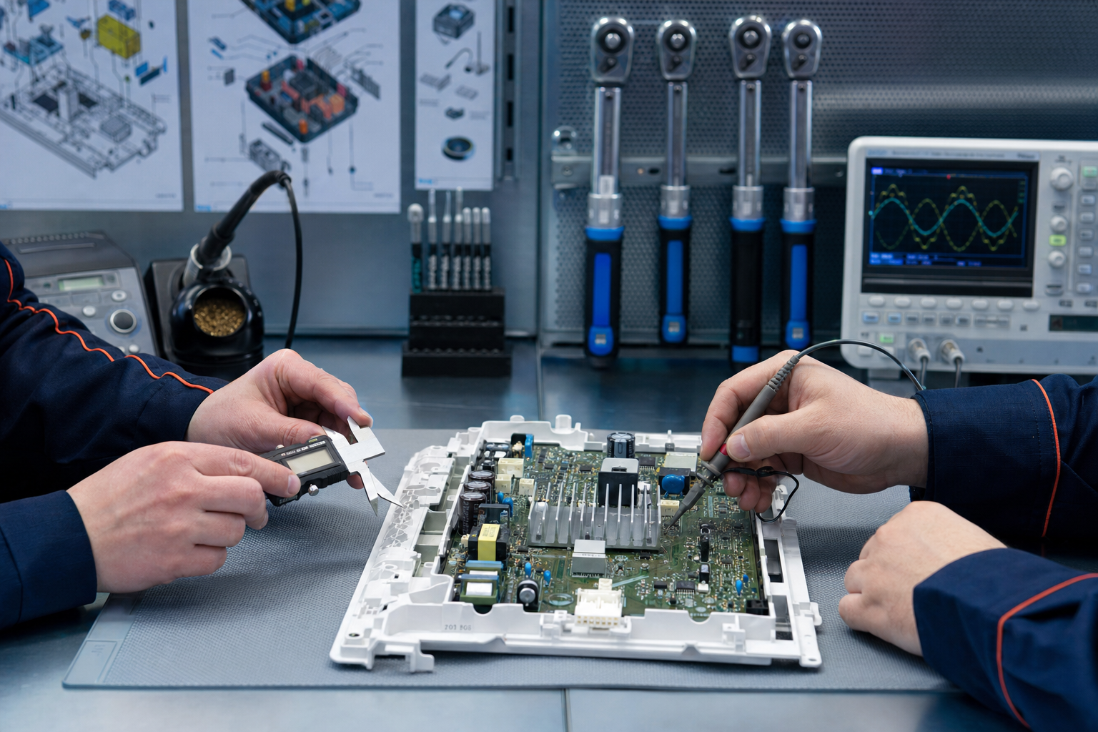 Servisin Gelsin Kağıthane atölyesinde elektronik kart kalibrasyonu